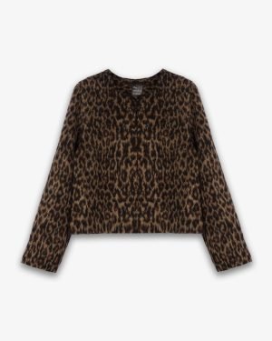 Mini Ceket - Leopar